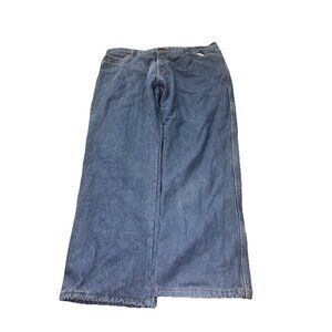 Smiths Workwear INSULATED Jeans Mens 44x32 Blue Lined Heavy Duty Premium Denim
